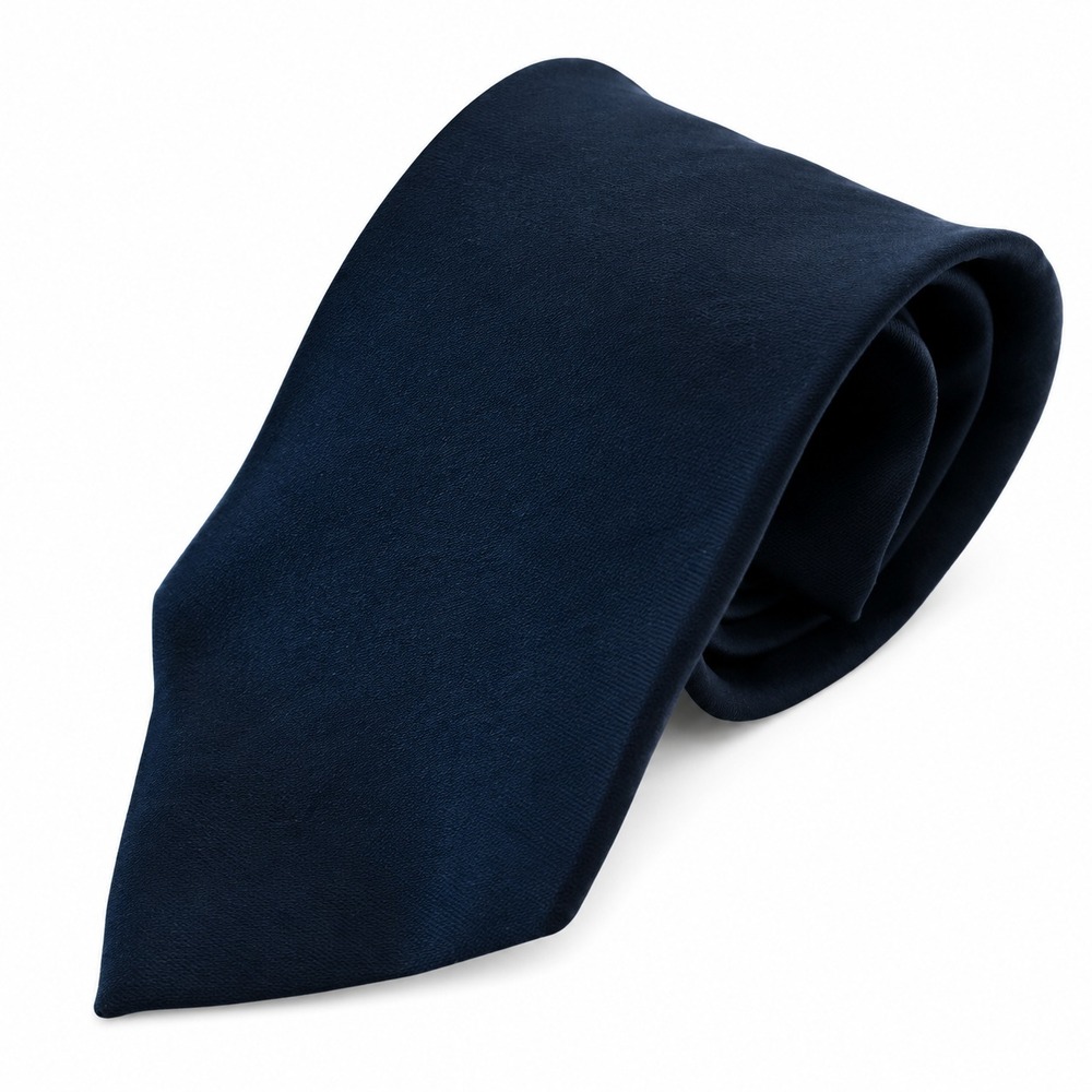 Vintage Savile Row Men's Classic Neck Tie Black 100% Imported Silk Made In Spain